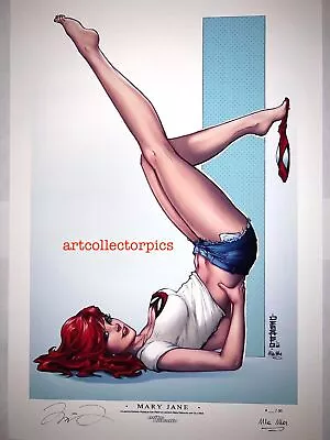 Mike Debalfo SEXY MARY JANE SIGNED 13x19 J Scott Campbell Artgerm Art Style RARE • $49.99