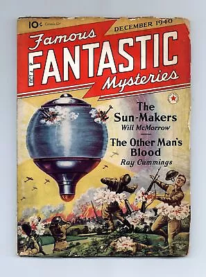 Famous Fantastic Mysteries Pulp Dec 1940 Vol. 2 #5 GD 2.0 Low Grade • $10.50