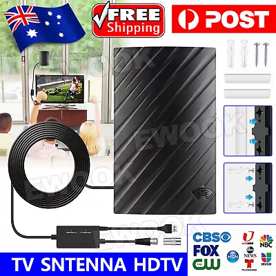 600 Miles Digital TV Antenna HDTV Amplified 4K 1080P Waterproof Outdoor Indoor • $17.95