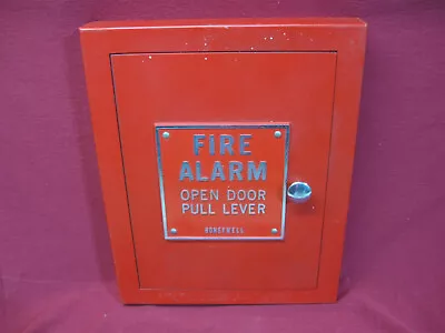 Vintage Honeywell Fire Alarm Door Panel Cover #4 Offers Welcome :-) • $100