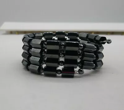 Handmade Therapeutic Hematite Magnetic Bead Wrap Bracelet/ Anklet/ Necklace; 24  • $15.24