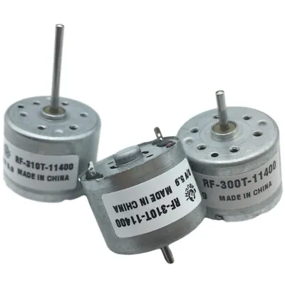 Micro DC Motor RF-310T-11400 DC 3V 5.9V 6V 6400 RPM DC Motor 6/10/15/22mm Shaft • $4.39