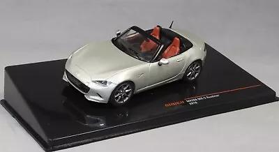 IXO Mazda MX-5 Roadster In Beige Metallic 2019 CLC487N 1/43 NEW • £32.99