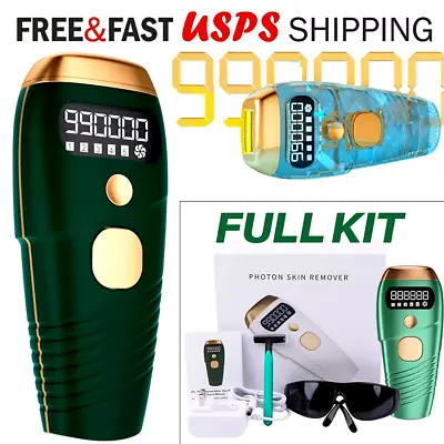 $37.99 • Buy 990000 Flashes Electric Depiladora Laser Permanent IPL Laser Hair Removal Device
