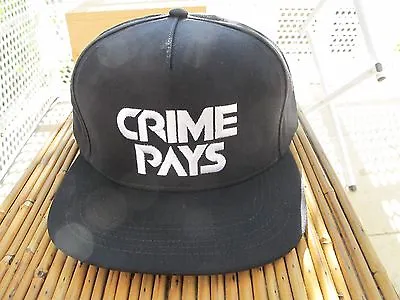 Crime Pays Snap Back Hat Brand New One Size Lush Life Ftw Supreme Ny. Mishka Dgk • $30