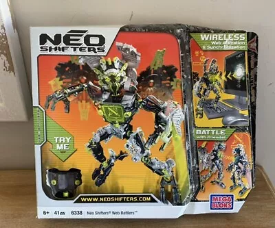 New Neo Shifters Web Battlers Green Guy 6338 Mega Bloks Battle 4 Skill Games Toy • $35.99