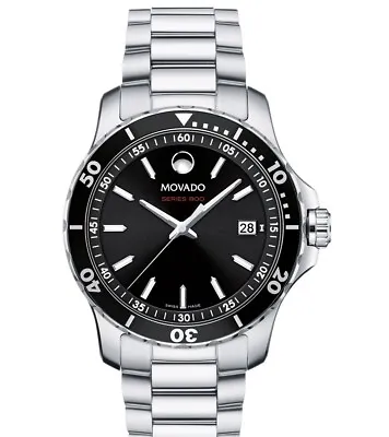 Movado Series 800 42mm Men's Diver Stainless Steel Watch Ref. 2600135  NEW • $848