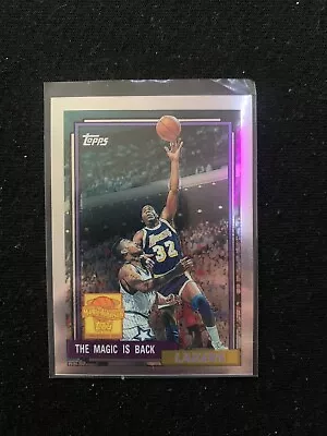 2001 Topps Magic Johnson The Magic Is Back Commerative Reprint Series Chrome  • $0.99