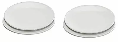 Nordic Ware Microwave Everyday Dinner Plates Set Of 4 White 10 Inch • $24.19