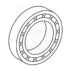 Bearing 191250M1 Fits Massey Ferguson 398 399 550 UK 565 575 590 65 675 690 765 • $30.99