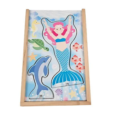 Melissa & Doug Mermaid Magnetic Dress Up Play Set Take Along Puzzle Busy Board • $13.14