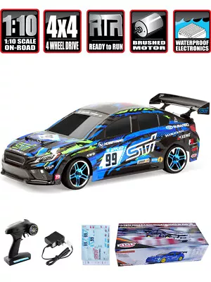 HSP Racing Drift RC Car 2.4Ghz 4wd 1:10 RTR Electric Vehicle On Road Flying Fish • $161.99