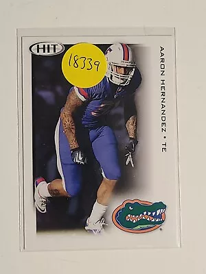 2010 SAGE HIT Aaron Hernandez RC #22 Florida Gators NE Patriots • $3.75