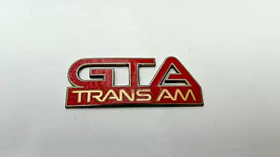 1987-1992 Pontiac Trans AM GTA Fender Emblems Metal Trim Nameplate Molding • $39.99