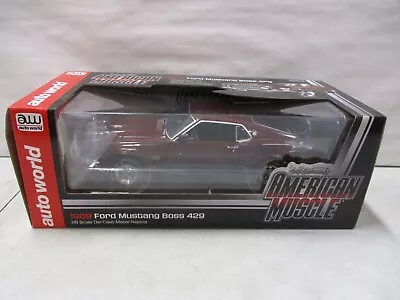 Auto World 1969 Ford Mustang Boss 429 1/18 • $124.99