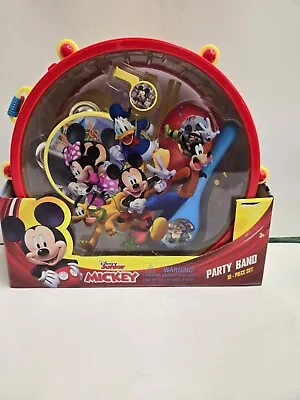 Disney Junior Mickey Mouse Toy 10 Piece Marching Band Drum Set New Sealed Box • $20.76