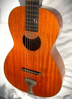 Vintage 1920s Solid Koa Parlor Guitar With Original Case • $985