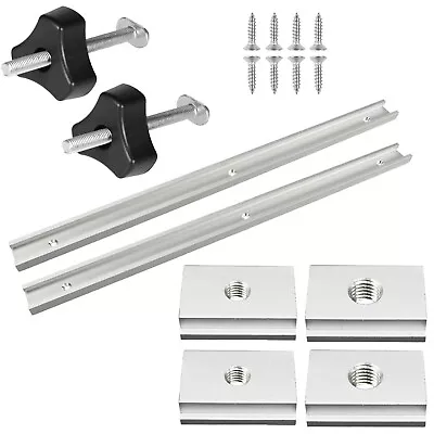 Universal T Track Set With Aluminium Alloy Rails Ideal For Woodworking DIY • £32.94