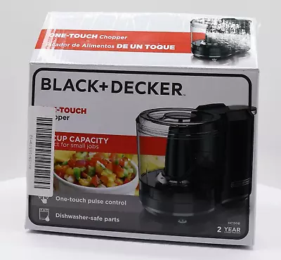 Black + Decker One-Touch Chopper 1.5 Cups HC150B • $14