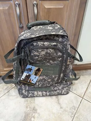 NEW!! Mercury Luggage Military Tactical Stretch Backpack - Camo - 9979ACU • $59.95