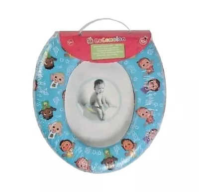 Cocomelon Soft Padded Potty Training Toilet Seat Blue. • £11.99