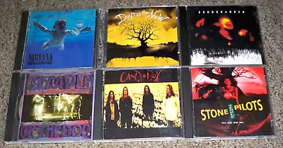 6 GRUNGE CDs NIRVANA DAYS OF THE NEW SOUNDGARDEN TEMPLE OF THE DOG CANDLEBOX STP • $24.99
