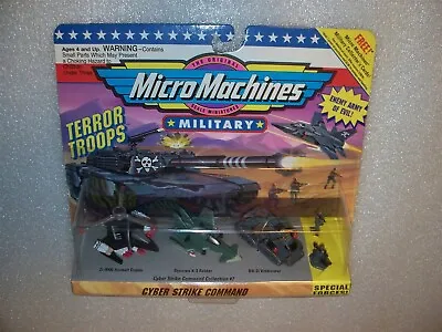 Micro Machines Set CYBER STRIKE COMMAND Military Terror Troops • $39.90