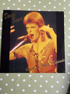 David Bowie Rock - N - Roll Suicide Double Blue Vinyl LP Live In LA 1972 • £23