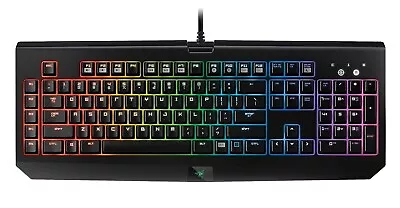 USED Razer BlackWidow Chroma RGB Mechanical Gaming Keyboard RZ03-01220100-R3M1 • $50