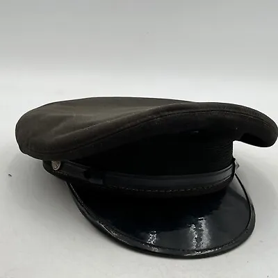 WWII US Army Military Uniform Dress Jacket Visor Cap Officer Hat 7 3/8 Used See • $49.95