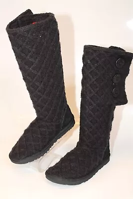 UGG Australia Uggs Womens 6 37 Lattice Cardy Knit Boots 3066 • $20