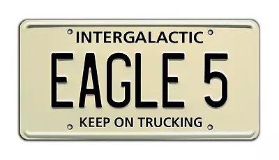 Spaceballs | Mel Brooks | Winnebago | EAGLE 5 | Metal Stamped Prop License Plate • $17