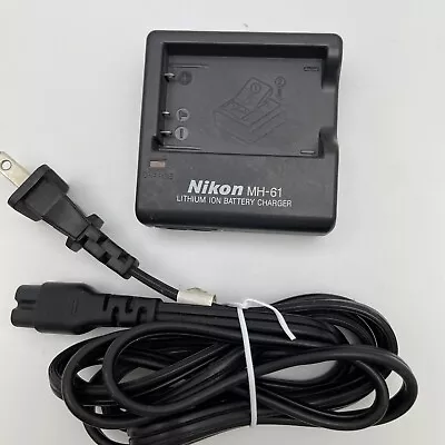 ✅ Genuine OEM Nikon MH-61 Charger For EN-EL5 Battery - Tested & Working Camera • $14.98