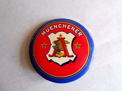 Vintage Anheuser Busch Brewery Muenchener Beer Advertising Pinback Button • $5