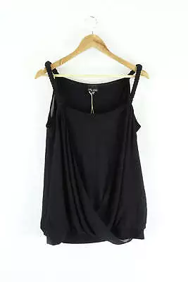 City Chic Black Singlet XX's By Reluv Clothing • $27.50