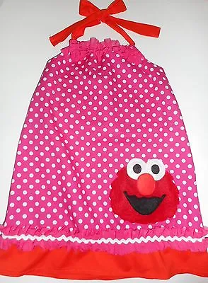 Sesame Street Elmo Handmade Dress Toddler Girls Size 5T • $29.99