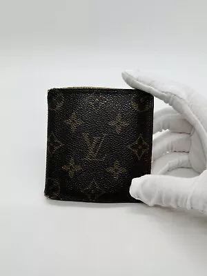 Louis Vuitton Bi Fold Wallet Men Brown Authentic LV • $30