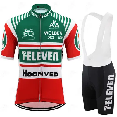 Cycling Jersey 7 11 Short Bicycle Top Bike Motocross MTB Shirt Team Clothes Set • $19.95