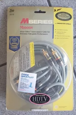 MONSTER CABLE Mseries M1000v 2M (6.6ft) • $30