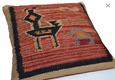 £18.74 • Buy Ethnic Cushion Cover Tribal Bird Kilim Moroccan Sofa Pillow Indian Boho 50cm 20 