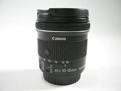 Canon EF-S Zoom 10-18mm F4.5-5.6 IS STM • $159.99