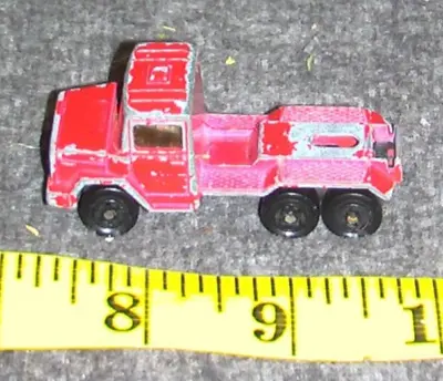 Majorette 1/64 Scale Diecast Red Magirus Semi Truck Tractor Trailer Tractor Only • $5