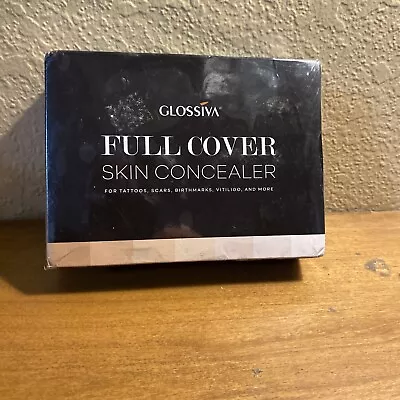 New Sealed Glossiva Full Cover Tattoo Scars Birthmarks Etc Concealer • $14.70