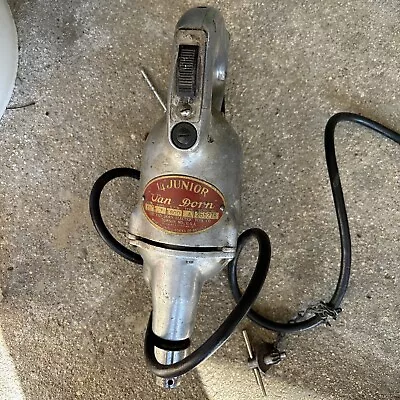 Vintage 1/4” Junior Van Dorn 110V 1.7amps 1800RPM Drill-needs New Socket End • $60