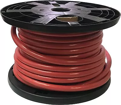 Starter Battery Cable Copper 6 AWG To 4/0 Gauge - Black Red - 25 Or 100 FT - USA • $700.94