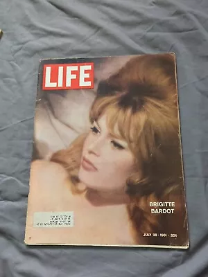 Life Magazine July 28 1961 Brigitte Bardot - Man In Space - John F Kennedy  423 • $1.99
