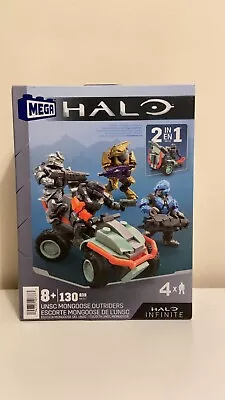 Mattel Mega Halo Infinite Unsc Mongoose Outriders Set - 4 X Figures New & Sealed • £12