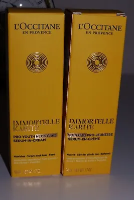 L’Occitane Immortelle Karite Pro Youth Neck Care Serum 50ml - Brand New. • £50