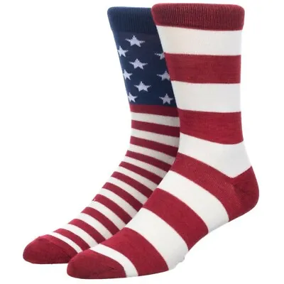 USA American Flag Patriotic Crew Sock • $9.99