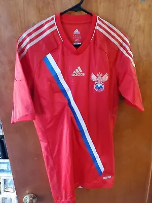 Adidas Russia 2012 Techfit Compression Soccer Jersey Player Issue L • $150